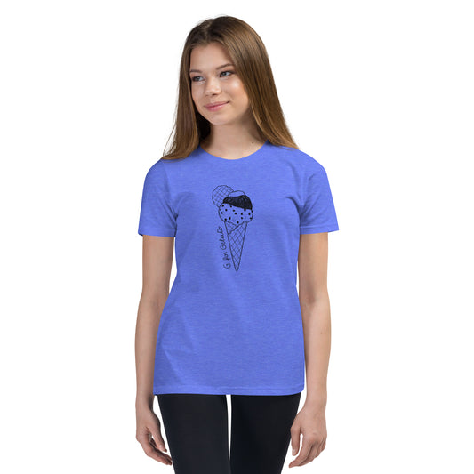 Gelato on a Youth Short Sleeve T-Shirt